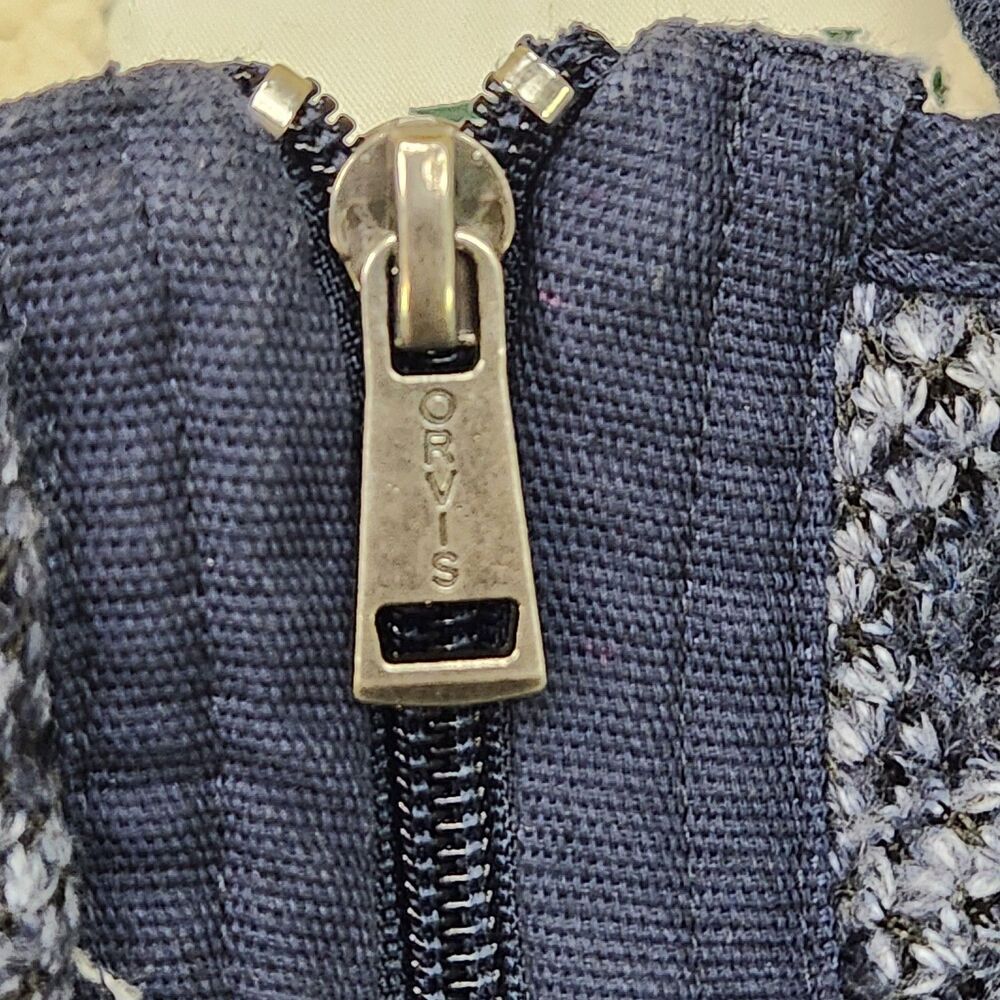 Orvis Brighton 1/4 Zip Sherpa Lined Sweater Men's Size XL Blue Pullover Textured - Picture 4 of 7